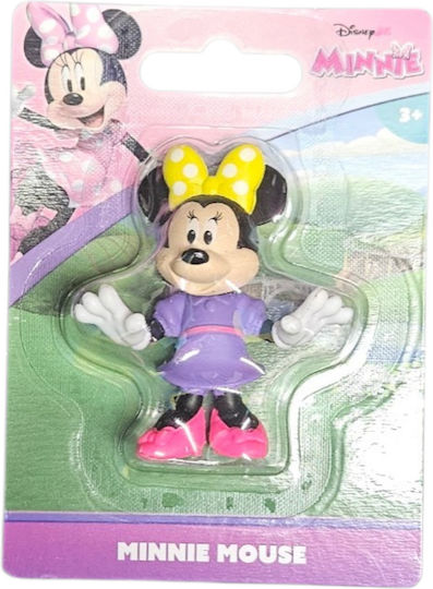 Giochi Preziosi Miniature Toy Minnie Mouse In Purple Dress Minnie with Purple Dress for 3+ years Years Old 6cm