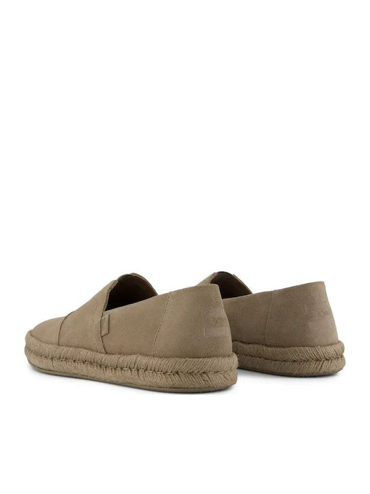 Alpargata Rope 2.0 Suede Men's Espadrilles in Beige Colour