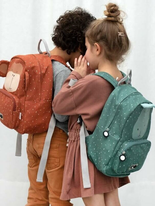 Trixie Mrs Mouse School Bag Backpack Kindergarten Gray