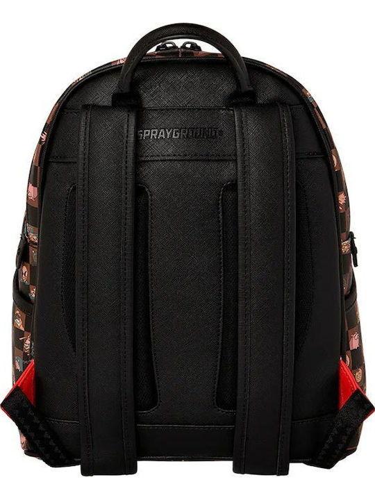 Sprayground School Brown Backpack Bag
