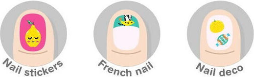 Avenir Nail Stickers 78pcs Princess Manicure Toy