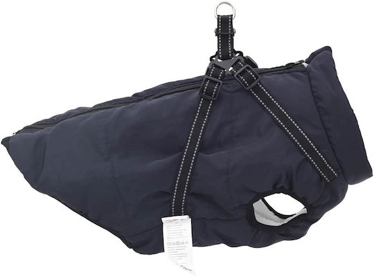 vidaXL Blue Fleece / Waterproof Dog Coat XXXLarge