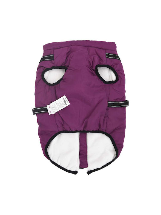 vidaXL Hundemantel Fleece / Wasserdicht Lila XXXXLarge