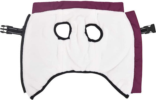 vidaXL Μπουφάν Σκύλου Fleece / Αδιάβροχο Μωβ 2XL