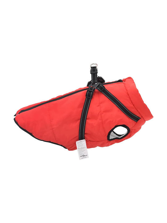 vidaXL Hundemantel Fleece / Wasserdicht Rot XXXXLarge
