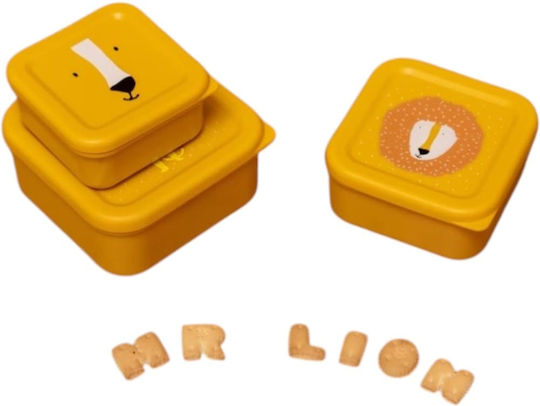 Trixie Nesting Snack Box Set de mâncare pentru copii din plastic Galben x x 6.5buc
