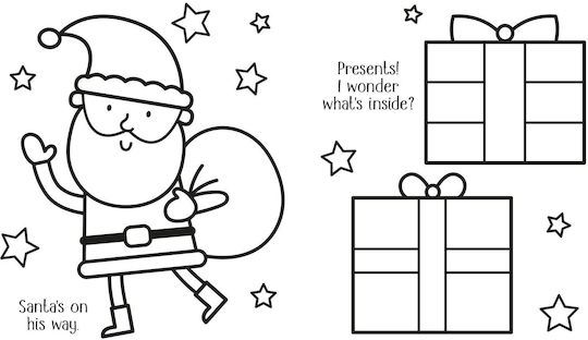 Mein Großes Fröhliches Weihnachts-Malbuch