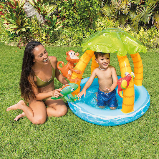 Intex Children's Round Swimming Pool 45lt Inflatable 102x86cm