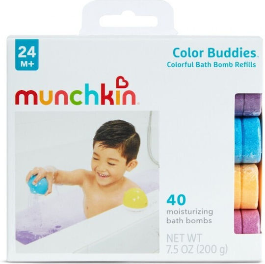 Munchkin Colour Buddies Moisturising Refill Tablets Bath Toy for 24++ Months