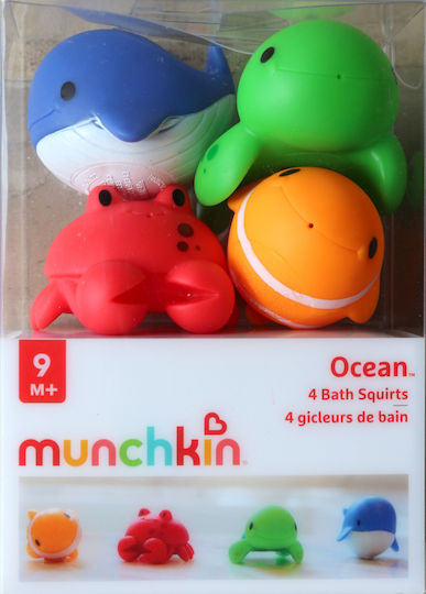 Munchkin Water Faces Ocean Squirts for 9++ Months 4pcs