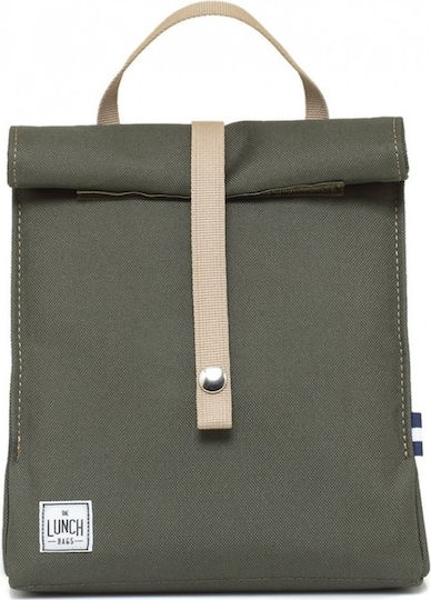 The Lunch Bags Insulated Handbag Original 5 Liters Olive L24 x W16 x H21cm