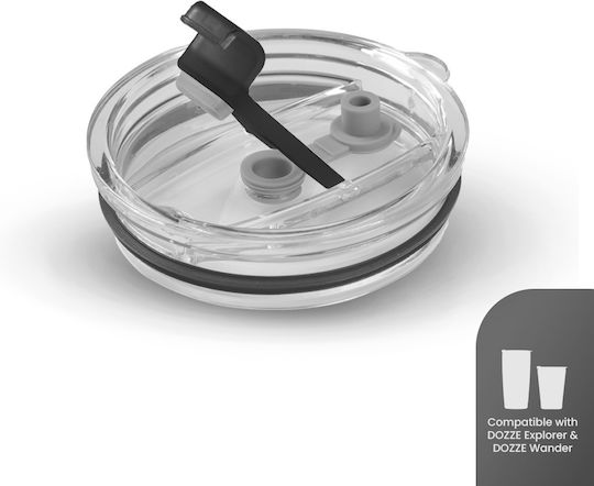 Dozze Tumbler Transparent Colour Lid