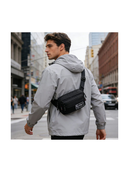 Herren Gürteltasche Schwarz