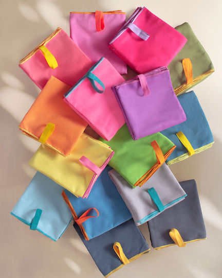 Rythmos Urban Mikrofasertücher Körper Blau 160x90cm