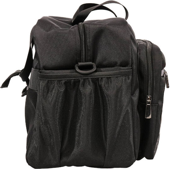 Lamonza Riviera Geantă de voiaj Gri Textil L49xW26xH28cm