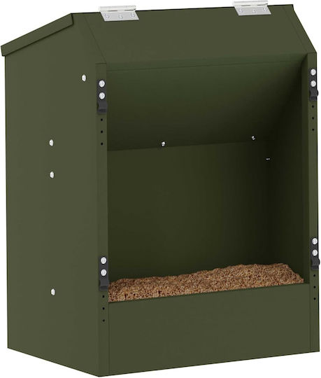 vidaXL Vogelfütterung & -tränke in Khaki Farbe