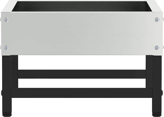 vidaXL Ταΐστρα Πτηνών σε Ασημί Χρώμα