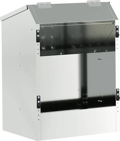 vidaXL Birds Feeding Feeder in Silver Color