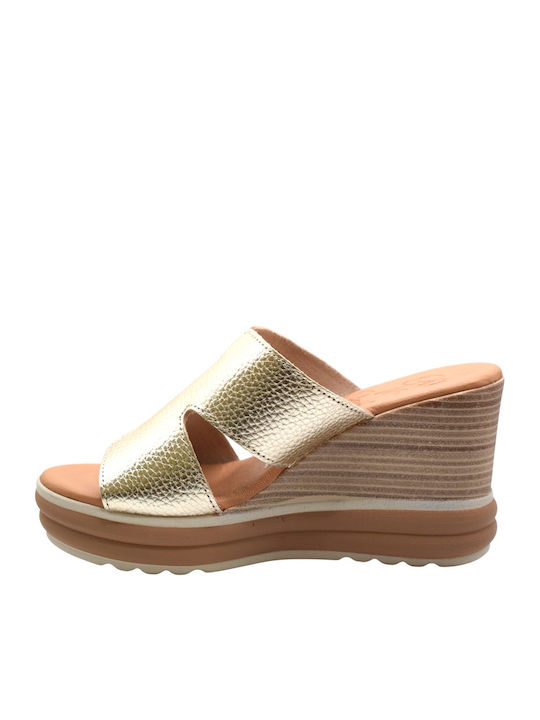 Anatomisch Damenplattformen Sandalen Beige
