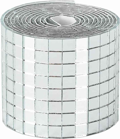 Vidaxl Mosaic Geometric Mirror 3 Pieces Silver 100 x 4 cm Glass