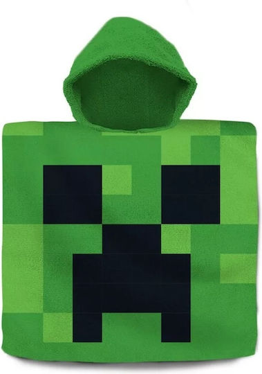 Kids Licensing Kids Beach Poncho Green 60 x 60cm
