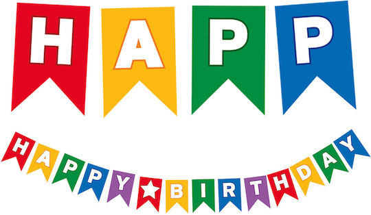 Procos Банер Happy Birthday за Парти