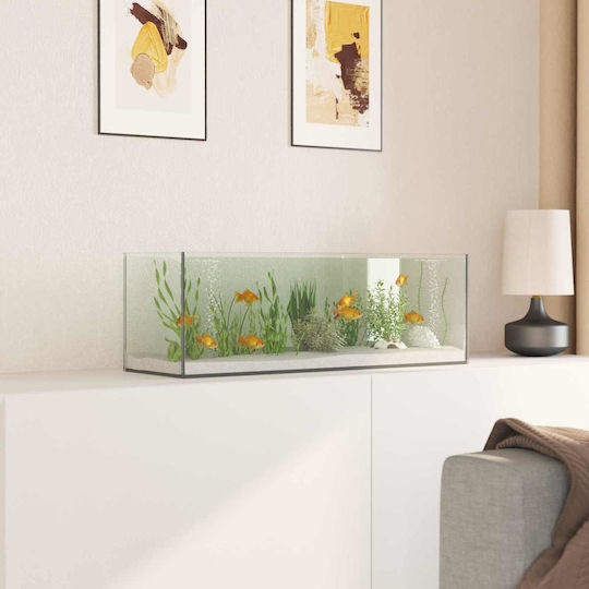 vidaXL Fisch-Aquarium mit 60x20x20cm Weiß