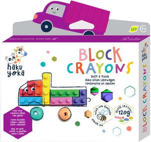 Haku Yoka Truck Σετ Κηρομπογιές σε 12 Χρώματα