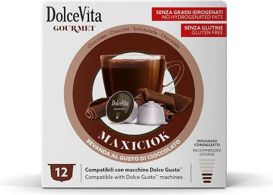 Dolce Vita Κάψουλες Σοκολάτα Συμβατές με Μηχανή Dolce Gusto 72caps