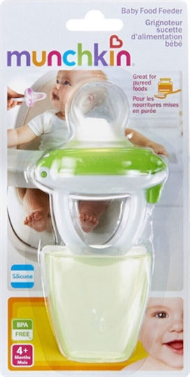 Munchkin Food Feeder Green Silicone for 4+ Months