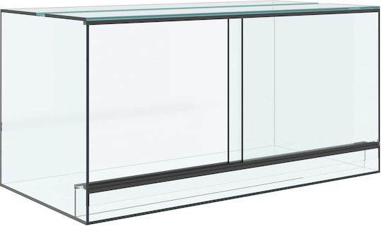 Vidaxl Habitats Reptiles Amphibians White 80 x 40 x 40 cm Glass