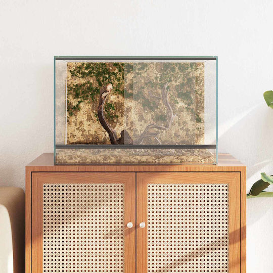 Vidaxl Reptile Amphibian Habitats White 60 x 40 x 40 cm Glass