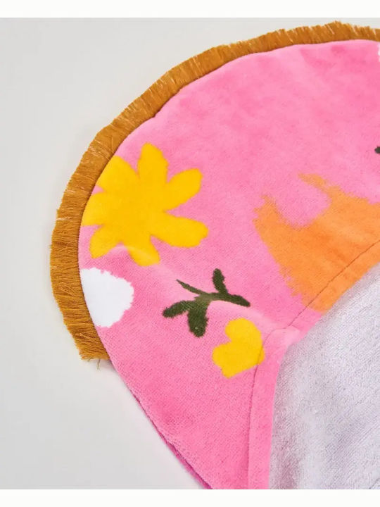 Tuc Tuc Baby Poncho Bathrobe Hooded Pink