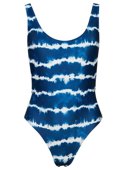 Code Tie Dye Ολόσωμο Μαγιό Navy Μπλε