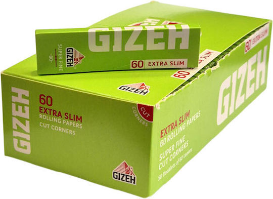 Gizeh Extra Slim Zigarettenpapier Extra Schlank 66 Blätter 1Stück
