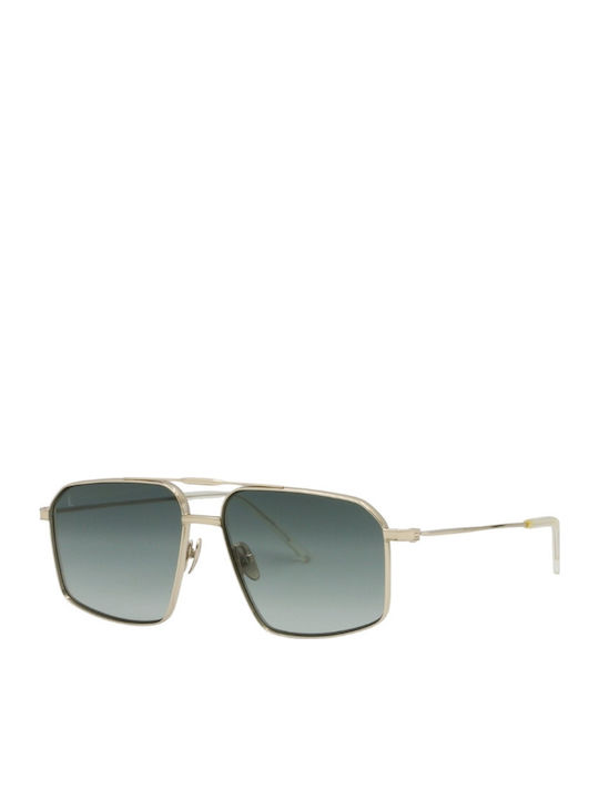 Kaleos 003 Men's Sunglasses with Gold Metallic Frame and Gradient Lens DONNELLY 3