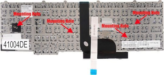 Deutsche Laptop-Tastatur Für Laptop German Laptop-Tastatur Lenovo Thinkpad P50 20en 20eq P51 20mm 20mn P70 20er 20es P71 20hk 20hl 00pa370 00xh726 00pa298 00pa296 Sn20m15446 De Pointer Schwarz Code 41004de