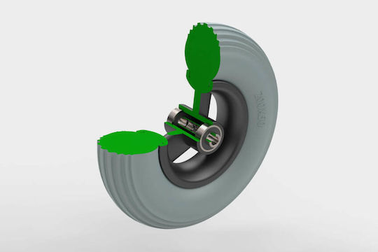 Recomedic Wheelchair Wheel 01-K-200/50-PUS-P-3