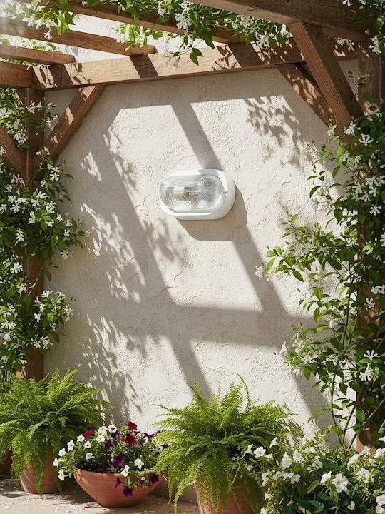 Space Plastic Wall-Mounted Outdoor Turtle Light E27 IP44 20.5x12x10εκ.