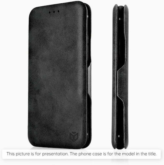 Wallet Din Piele Artificială / Piele / Silicon Negru Galaxy S26 Ultra