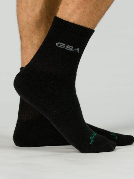 GSA ORGANICPLUS [+] Sports Socks Black 3 Pairs
