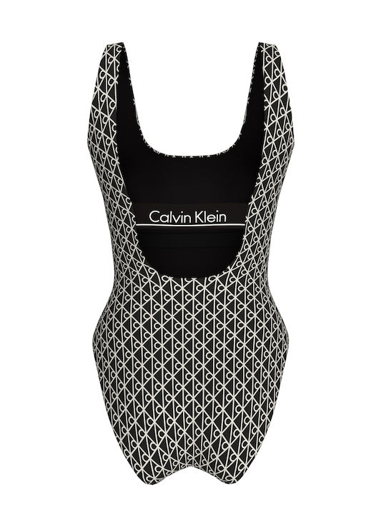 Tankini Swimsuit Emblem Black