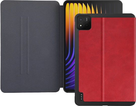 Avizar Folio Case Xiaomi Pad 8 Pad 8 Pro Leather Effect Integrated Stand Red