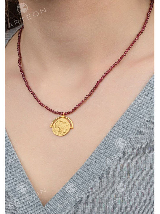 Arteon Κολιέ από Επιχρυσωμένο Ασήμι Arteon Κολιέ από Επιχρυσωμένο Ασήμι