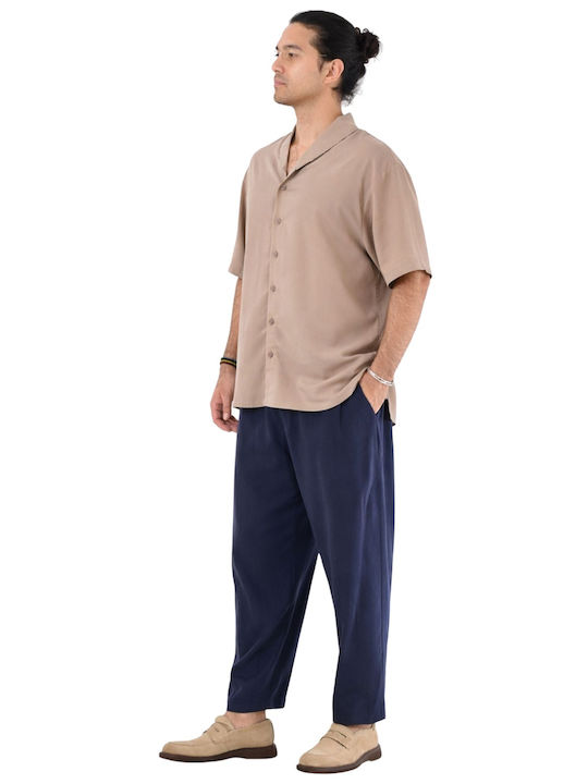 Trousers in Loose Fit Blue