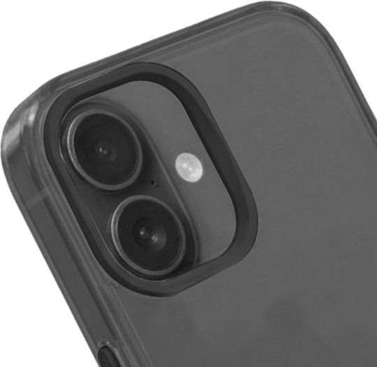 Rhinoshield Case Iphone 16 Plus Jellytint Collection Raised Edge Transparent Black