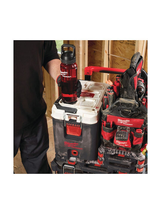 Milwaukee Packout Παγούρι Πλαστικό 1005ml Κόκκινο