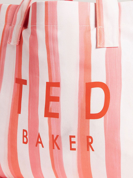 Ted Baker Octavy Fabric Beach Bag Pink