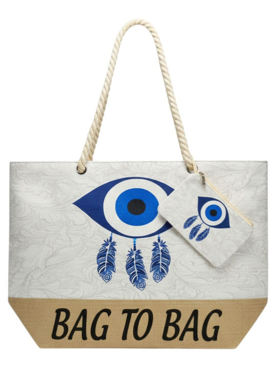 Bag to Bag Υφασμάτινη Τσάντα Θαλάσσης Bag to Bag Υφασμάτινη Τσάντα Θαλάσσης
