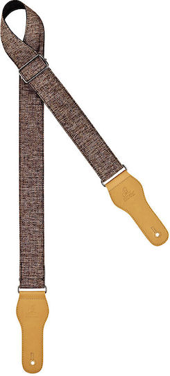 Ortega Ocs-210 Guitar Strap Gray — 100% Cotton Adjustable Professional